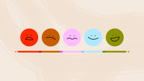 Illustration of a mood chart.